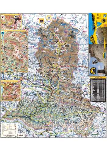 Espacio BTT Pirineos Alto Gállego. Mapa cartográfico. Año 2013
